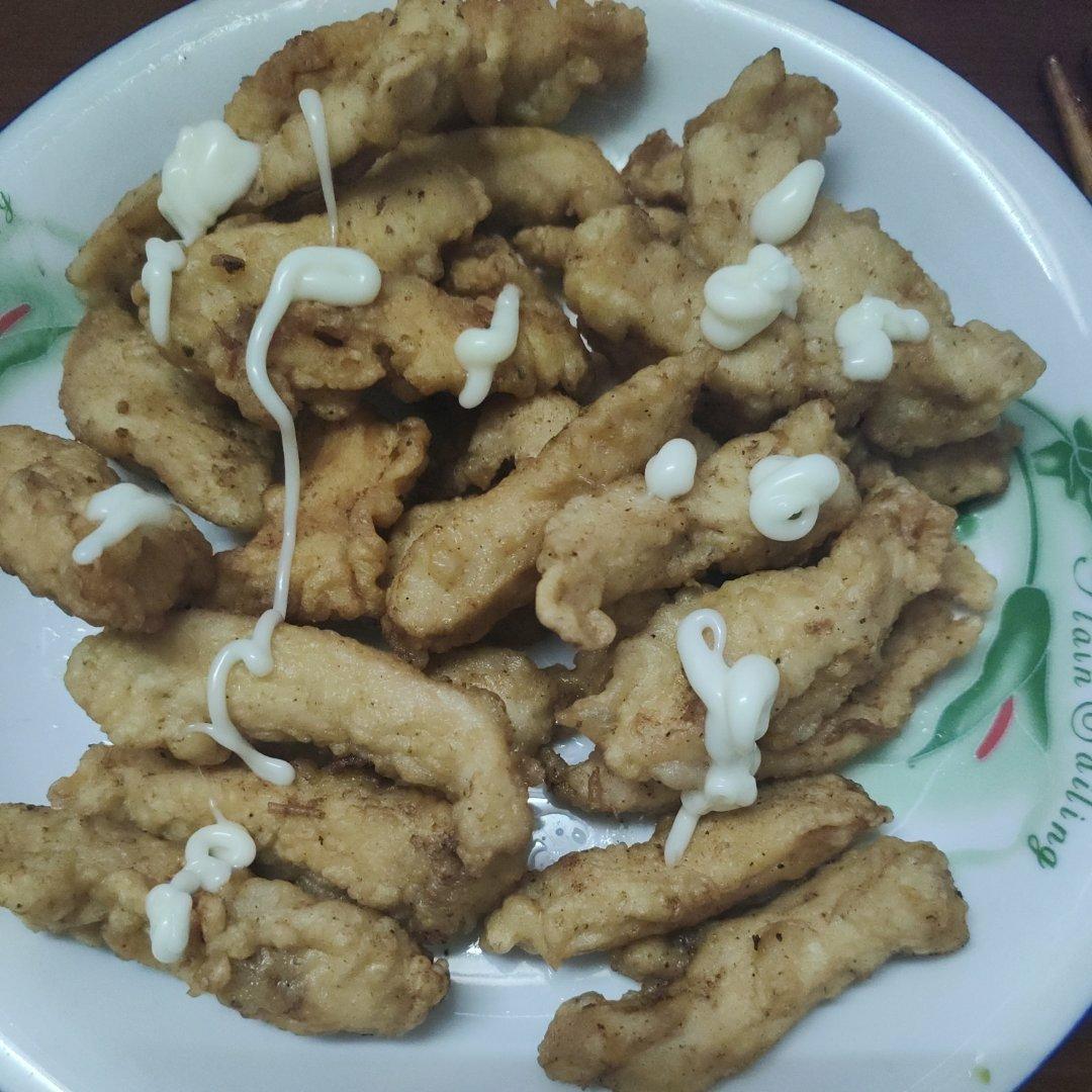 鸡胸肉神仙吃法🔥好吃到爆炸的椒盐小酥肉条
