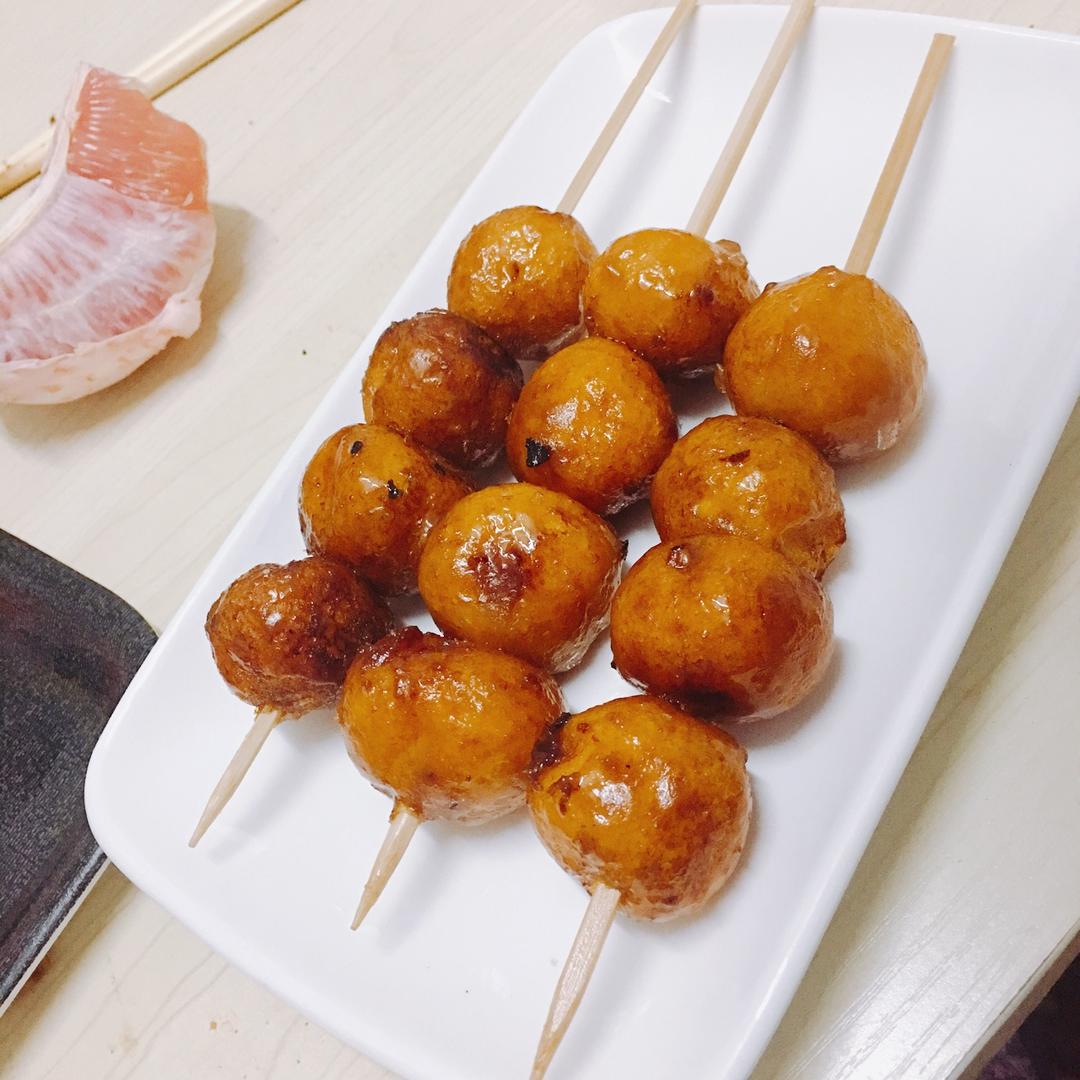 云雀沧海做的裹糖番薯丸子