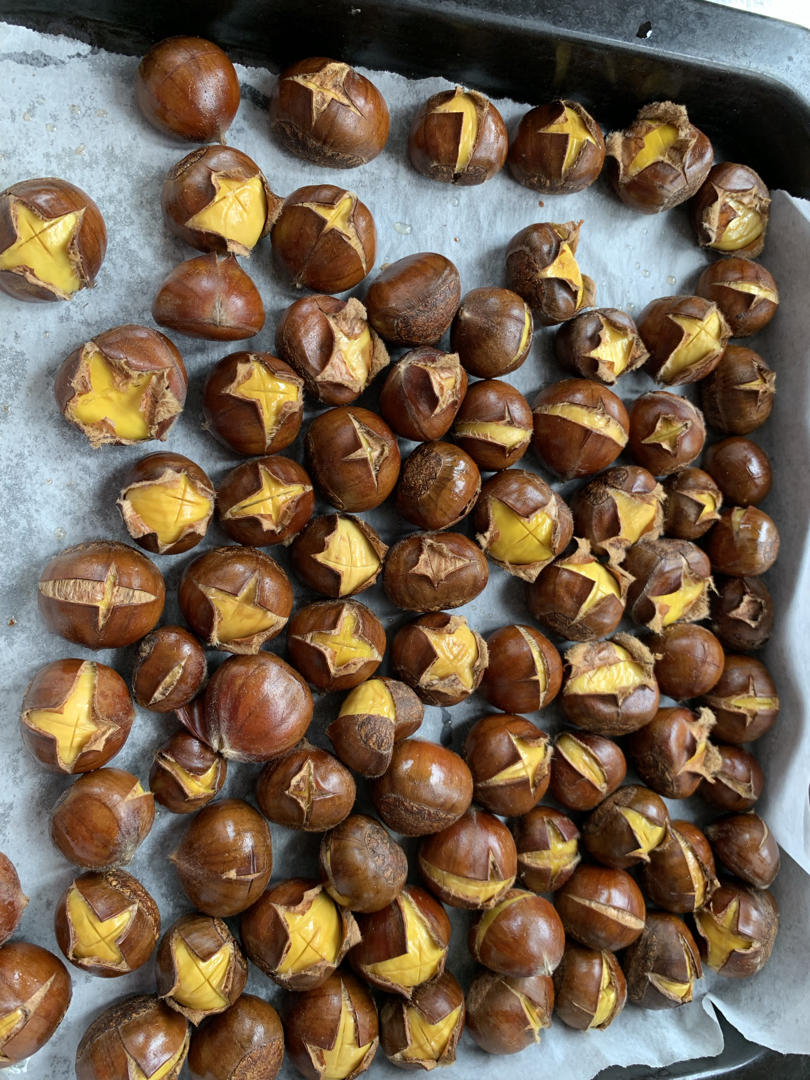 简单易做的糖炒栗子🌰(烤箱版）