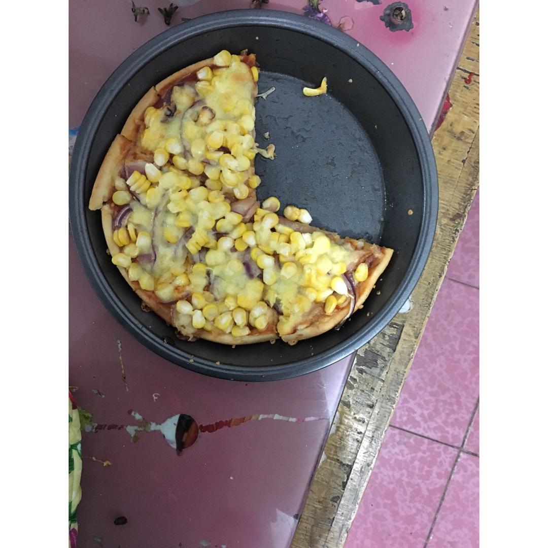 玉米培根披萨