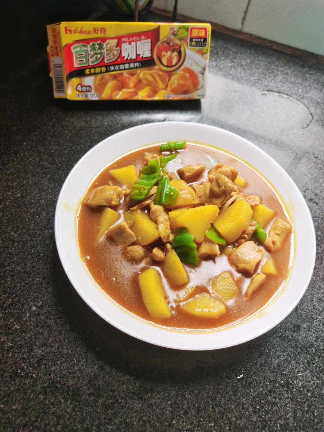 咖喱土豆鸡腿丁