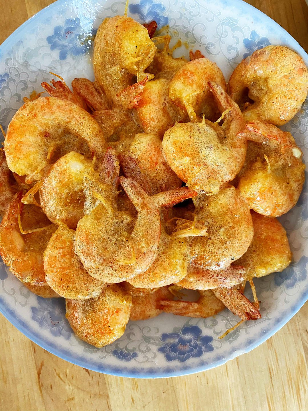 咸蛋黄焗虾！好吃到连虾皮都舍不得吐