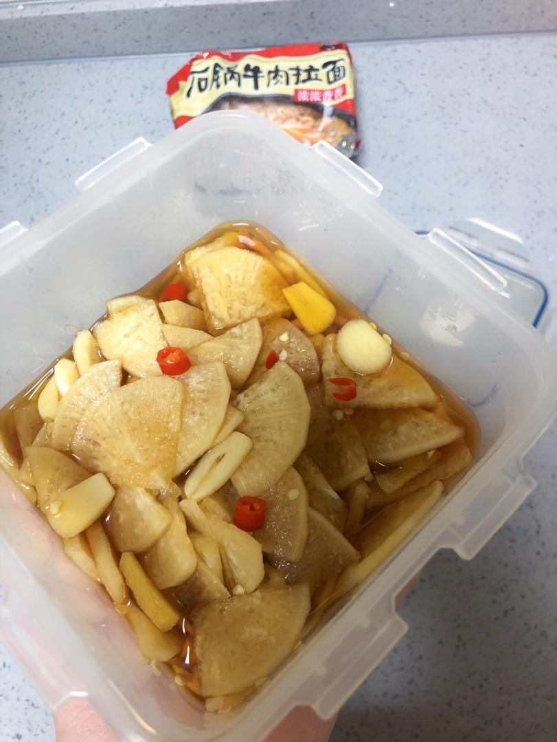 爽口开胃腌萝卜片