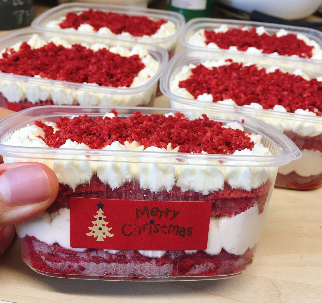 红丝绒乳酪蛋糕「merry  christmas」