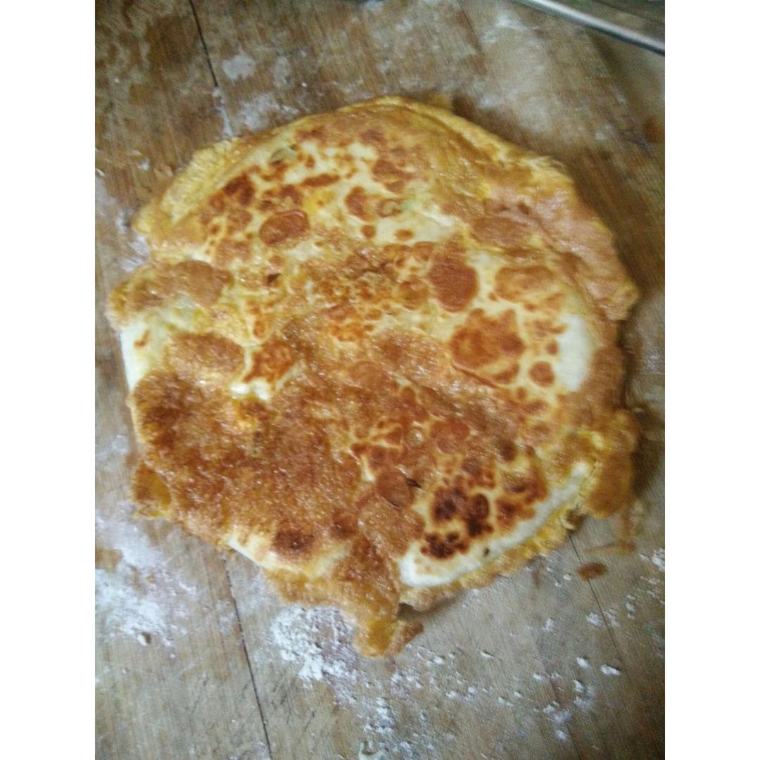 鸡蛋葱油饼                  （更新饼坯保存方法）