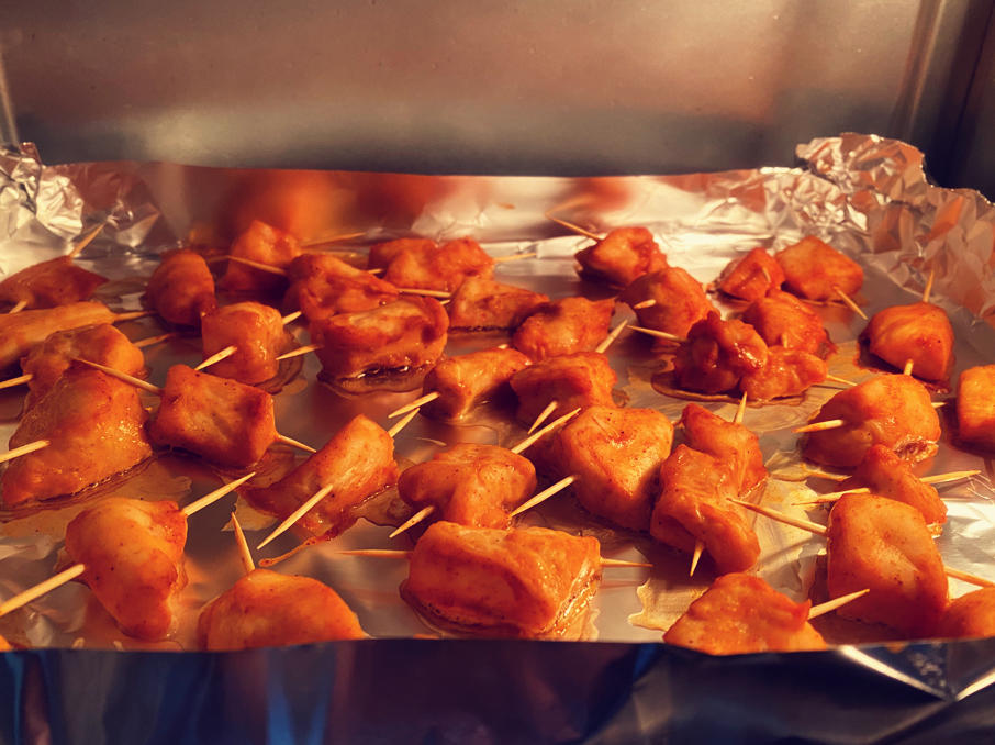 牙签鸡肉串(奥尔良味)