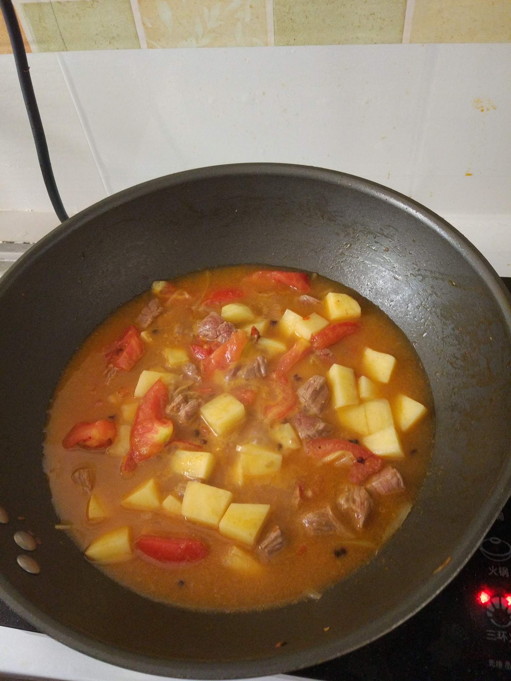 番茄土豆炖牛肉的做法 步骤5