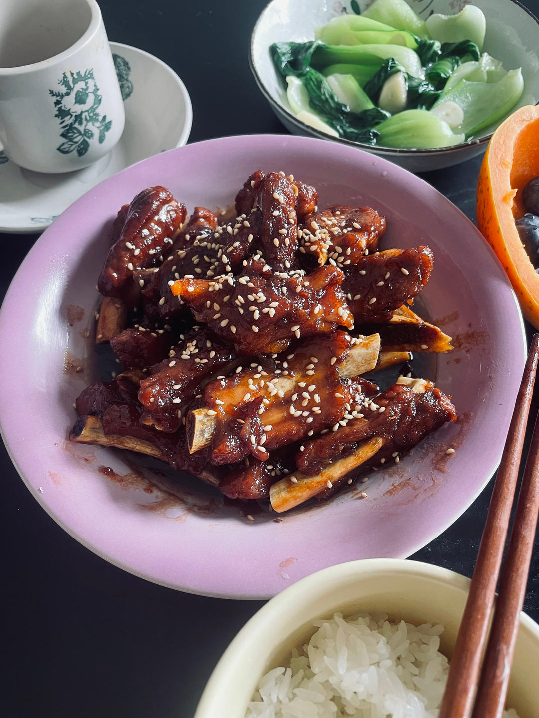 糖醋排骨/糖醋小排（不放油）（12345口诀做出正宗上海本帮）