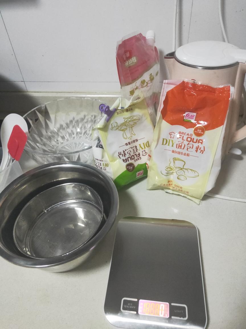 纯奶手撕吐司的做法 步骤1