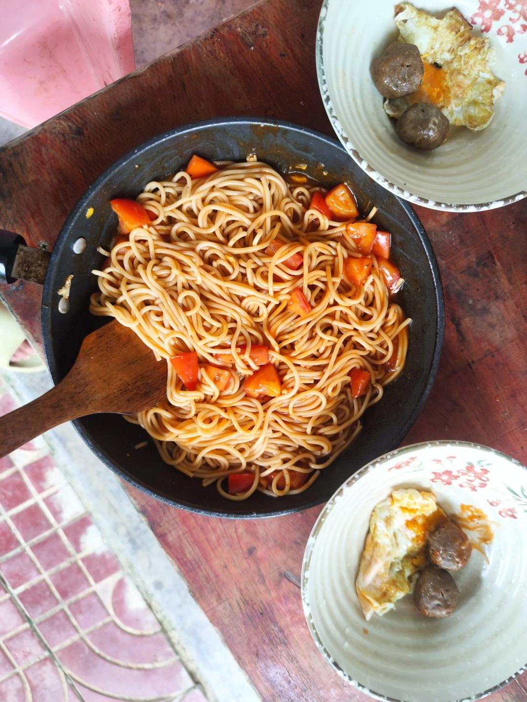 懒人版番茄意面