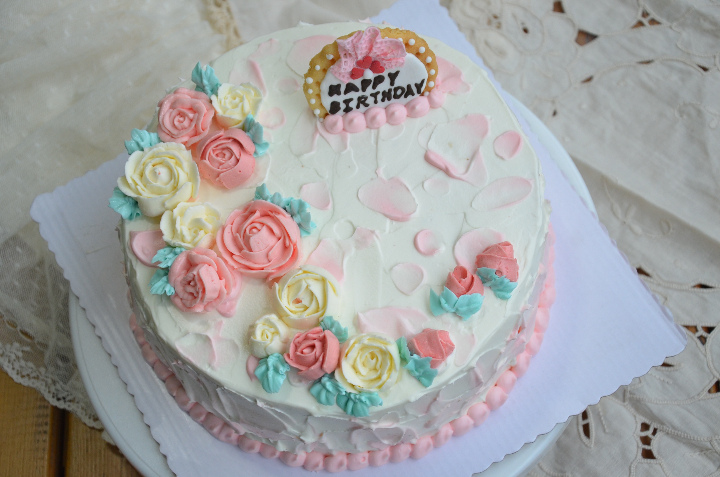 粉红的童年--生日蛋糕