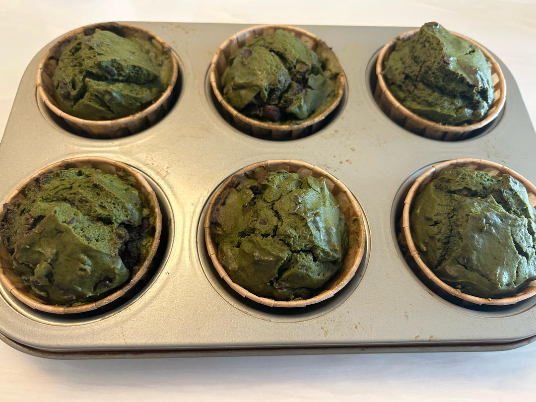 【夏·午茶】抹茶红豆马芬