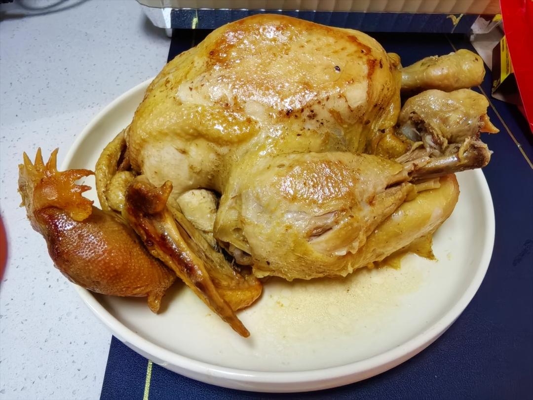 电饭锅简易版：盐焗手撕鸡