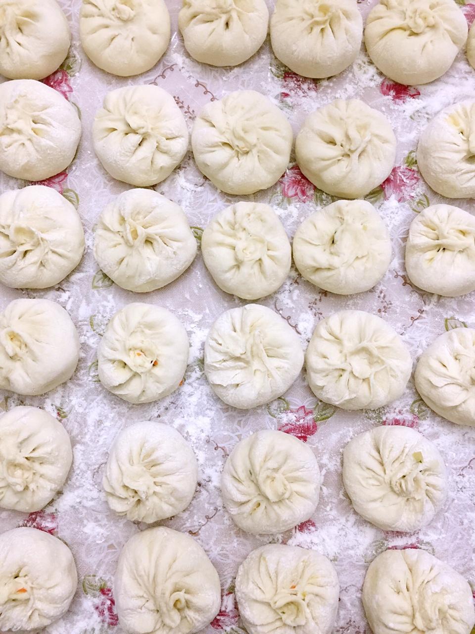 手工包子（肚脐包）