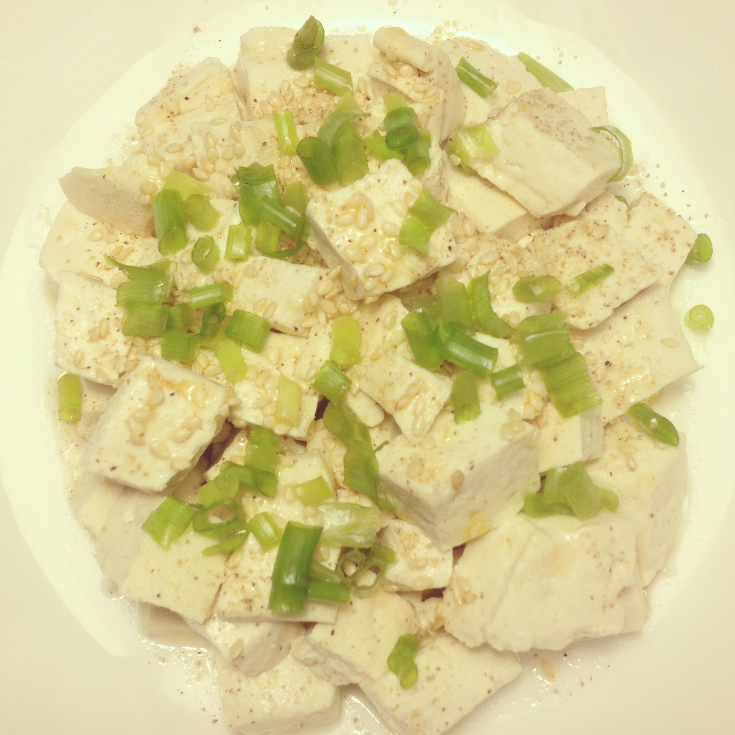 小葱拌豆腐