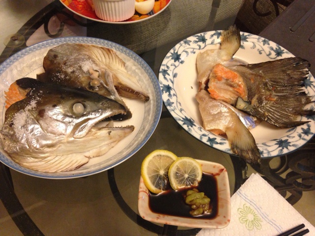 简易烤三文鱼