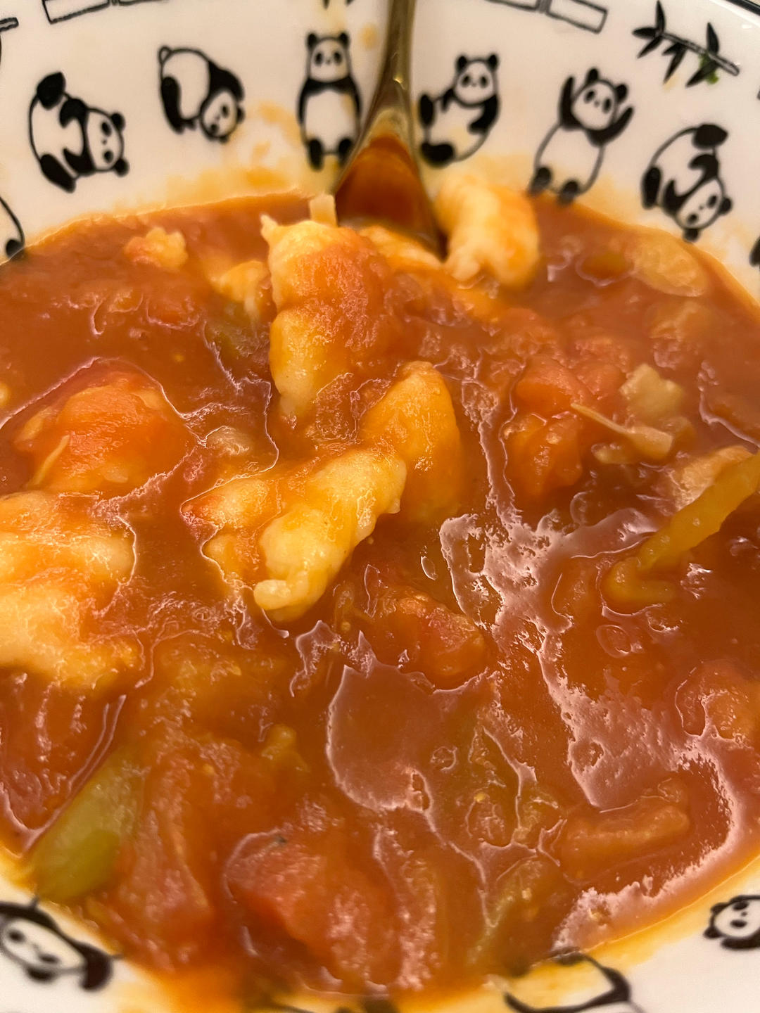 番茄虾滑