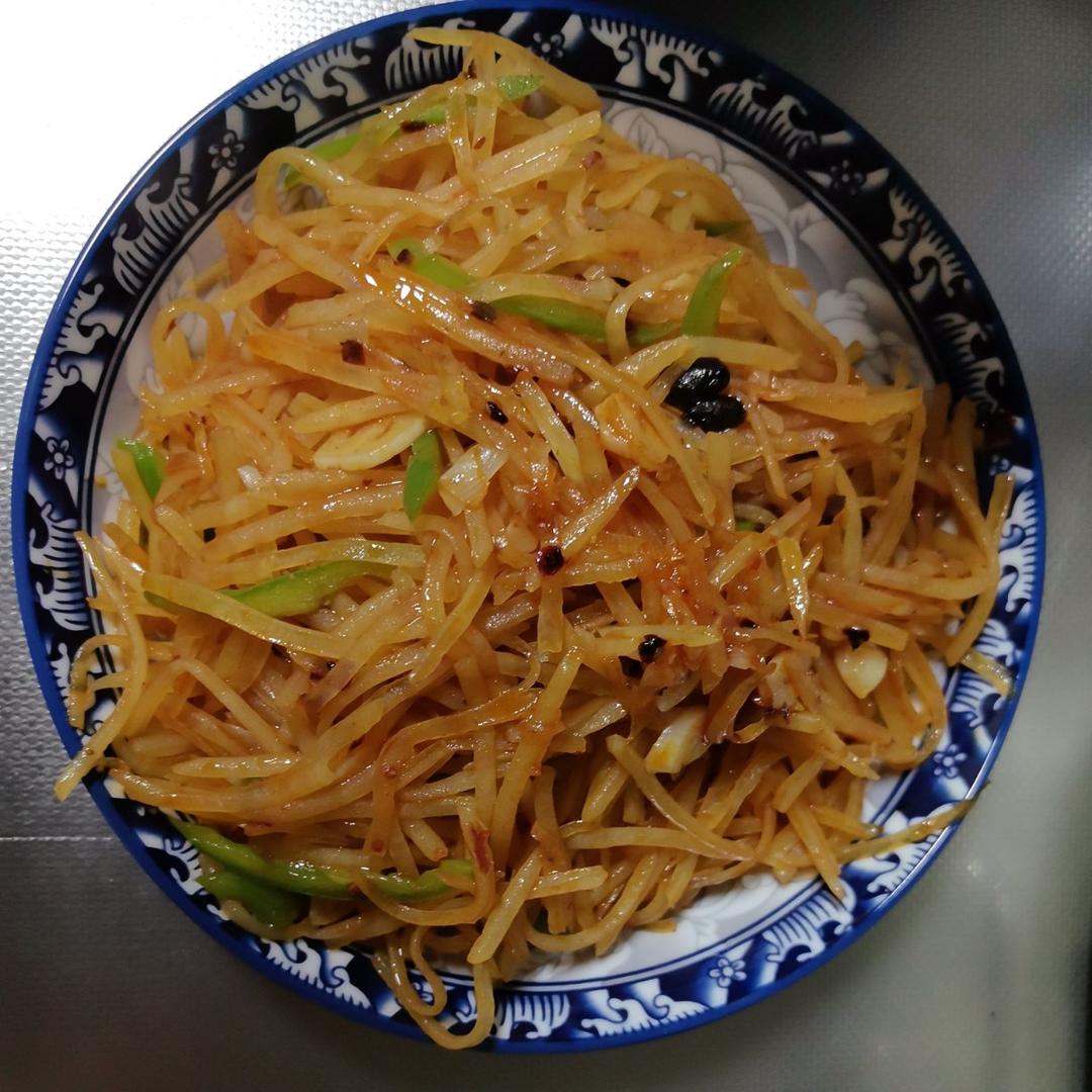 老干妈青椒土豆丝