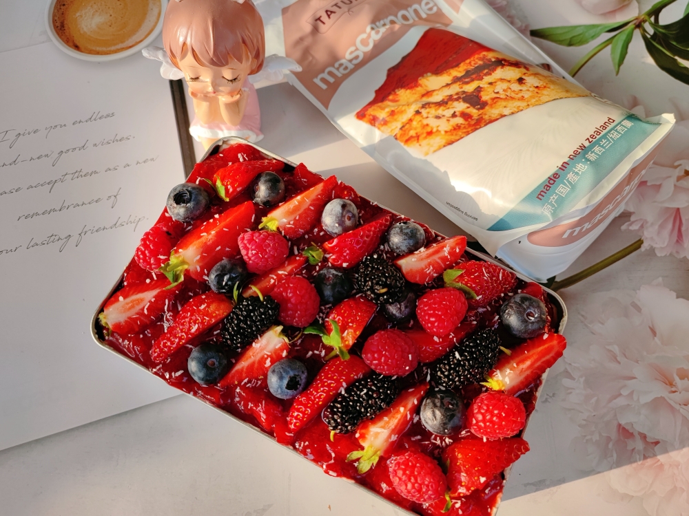 🍓莓果提拉米苏甜品界的天花板，简易版有手就能会做的做法 步骤6