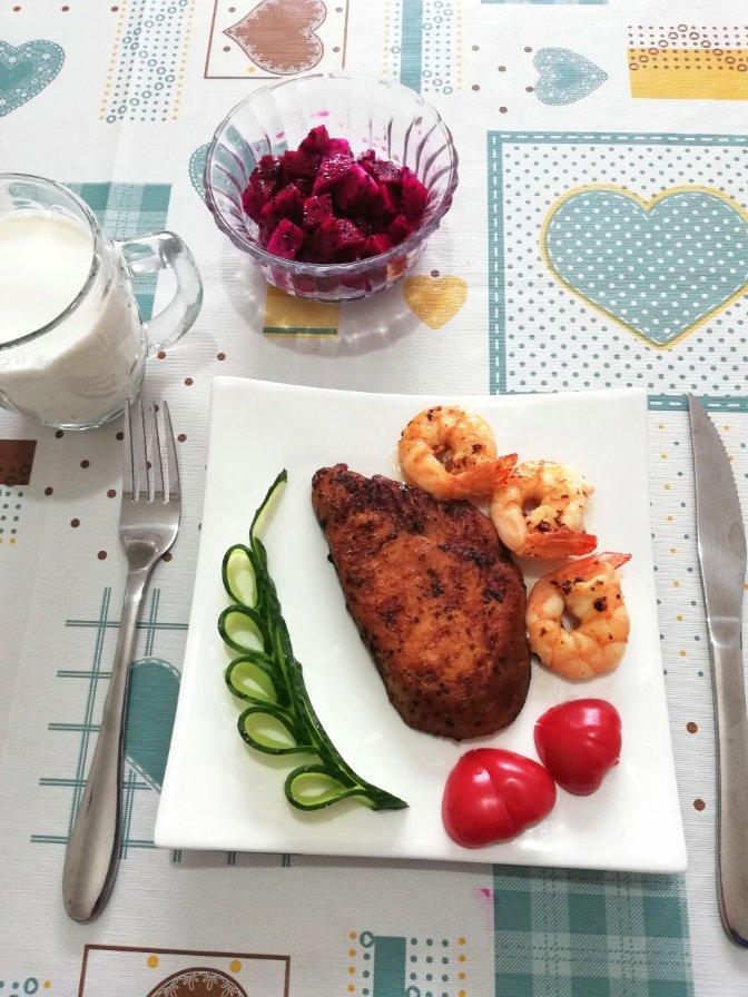 芝士面包糠烤鸡排