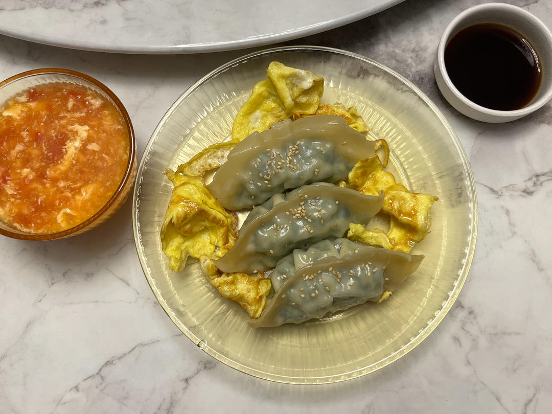 懒人快手抱蛋煎饺