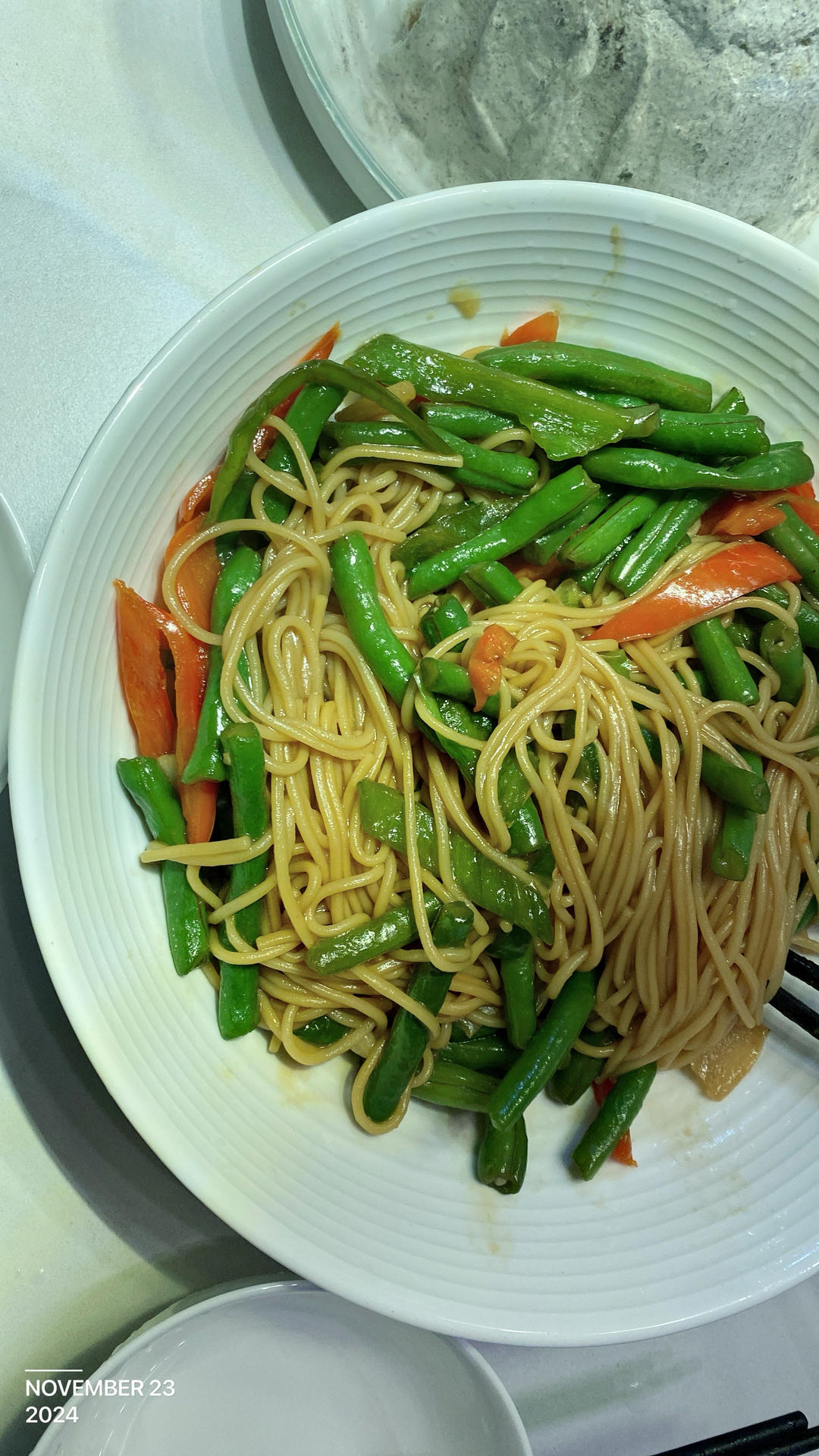 地道老北京扁豆焖面 豆角焖面 太好吃小心吃撑哦