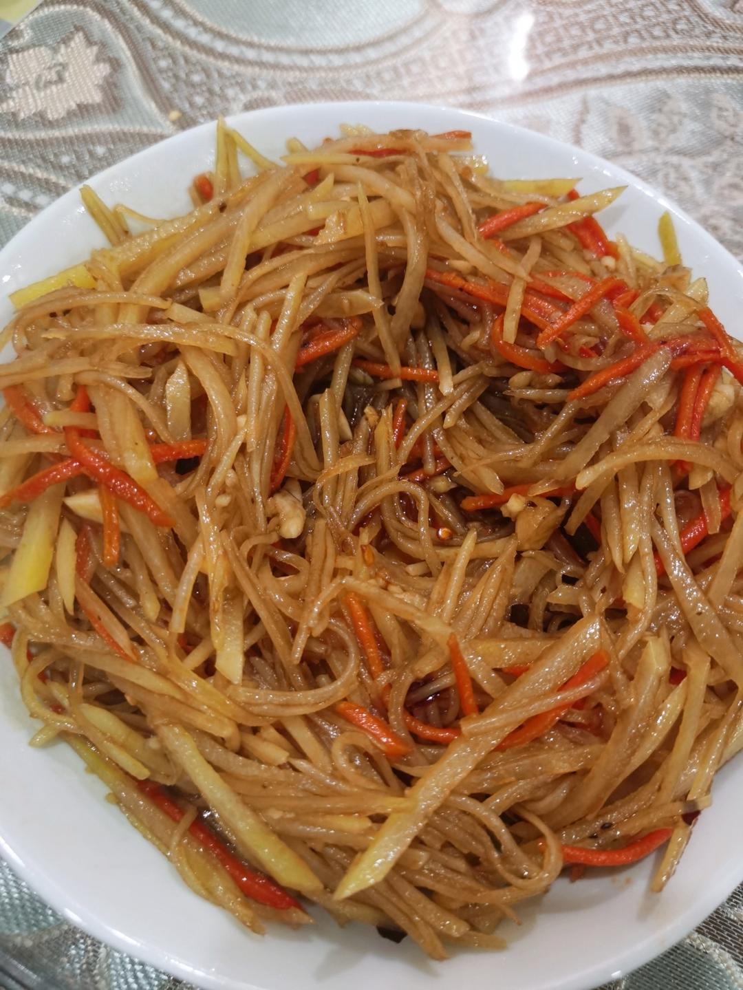 香辣开胃的凉拌土豆丝