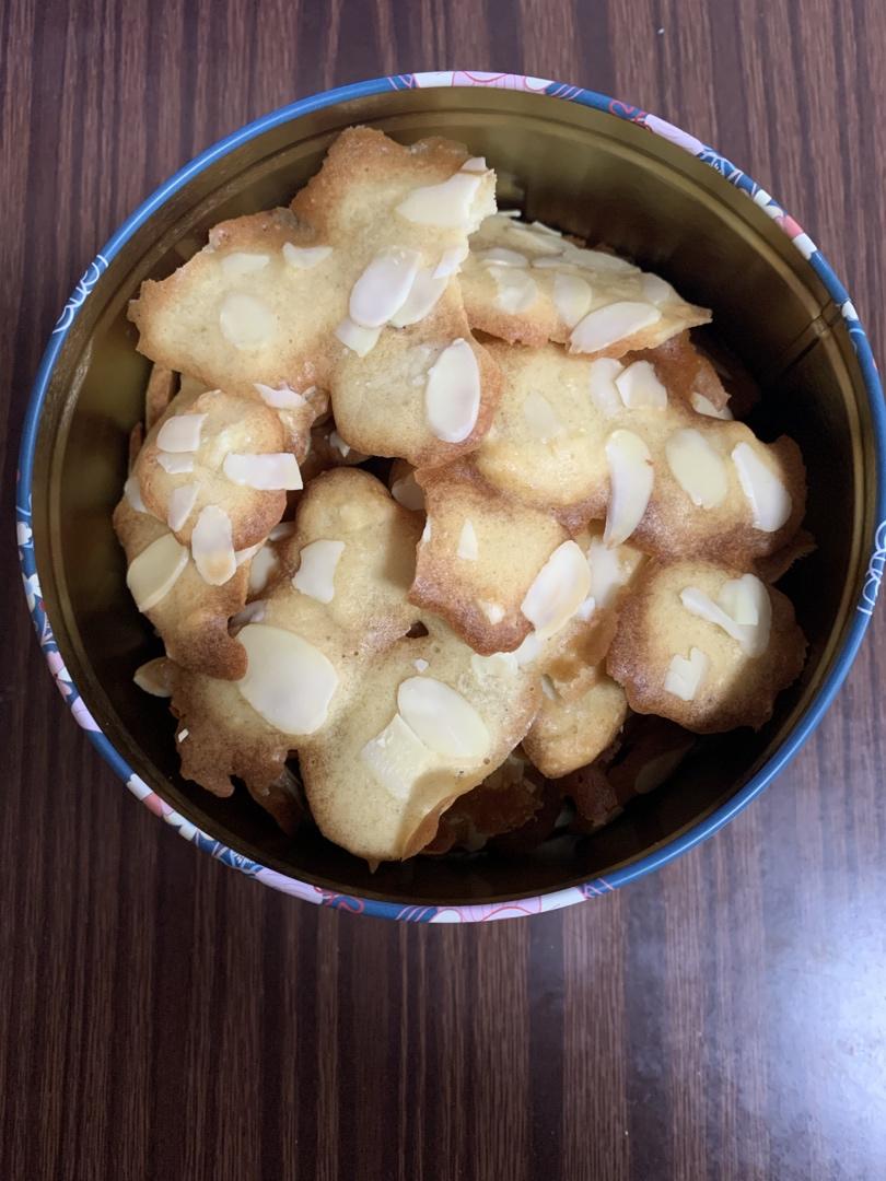 杏仁饼干，黄油杏仁脆