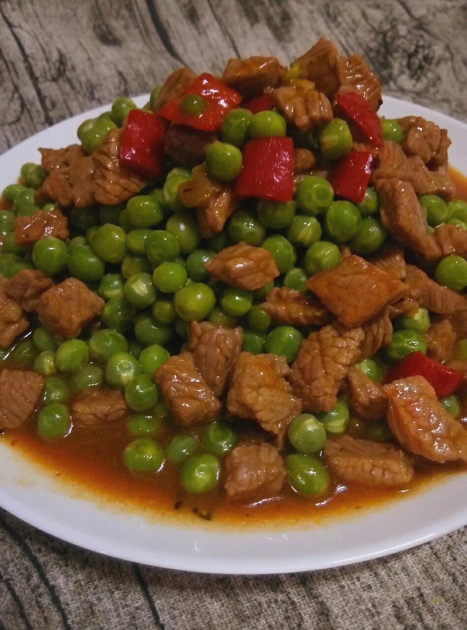 繁花似锦6做的豌豆炒牛肉粒