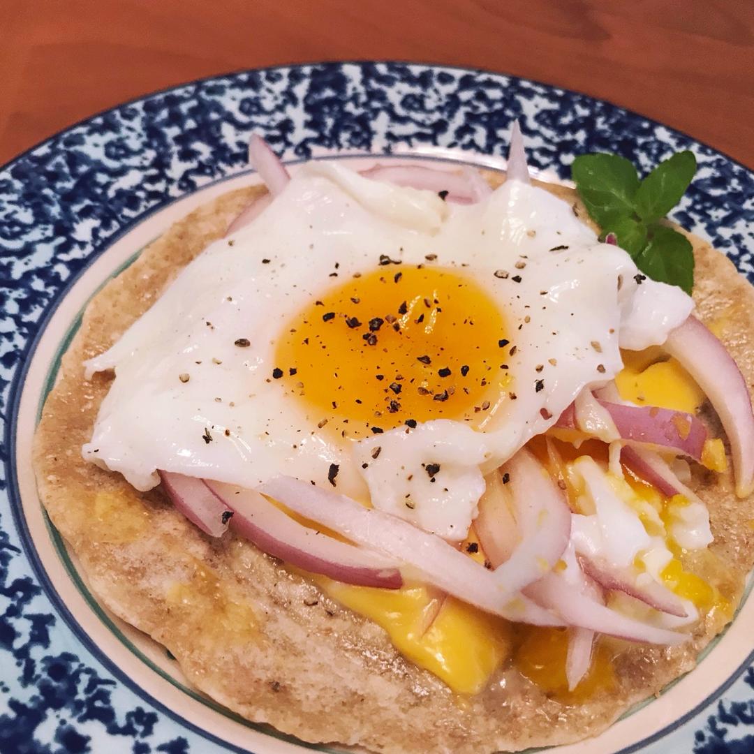 嫩蛋全麦四方饼——抱蛋饼【健康主食】