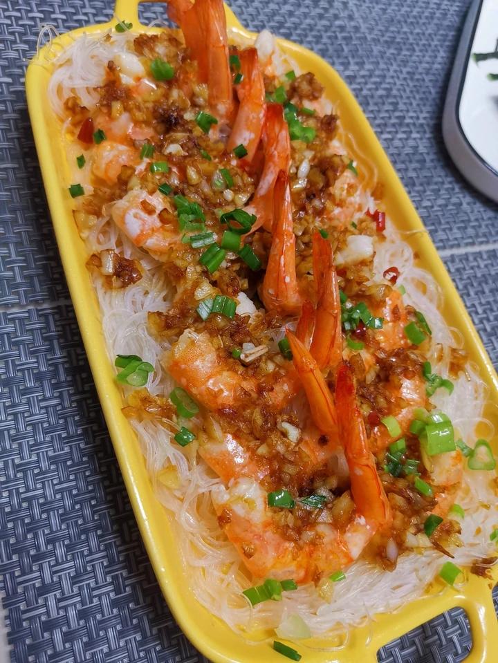 蒜蓉粉丝开背虾