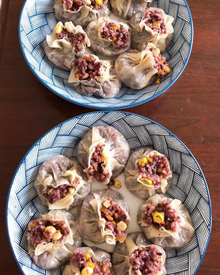 紫米烧麦 宝宝辅食食谱