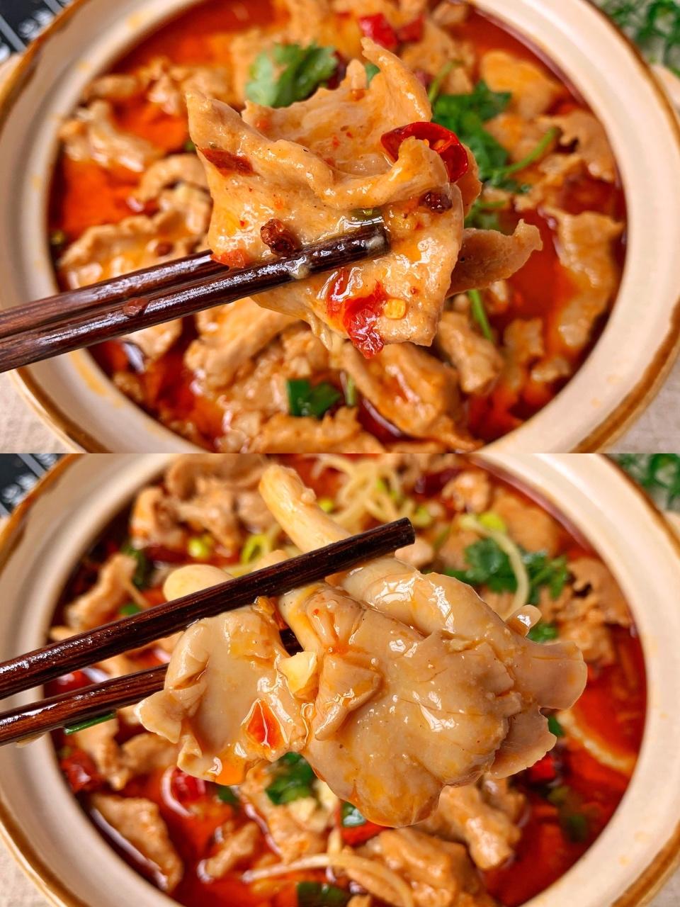 超简单易做的水煮肉片‼️麻辣入味～巨好吃❗️的做法 步骤3