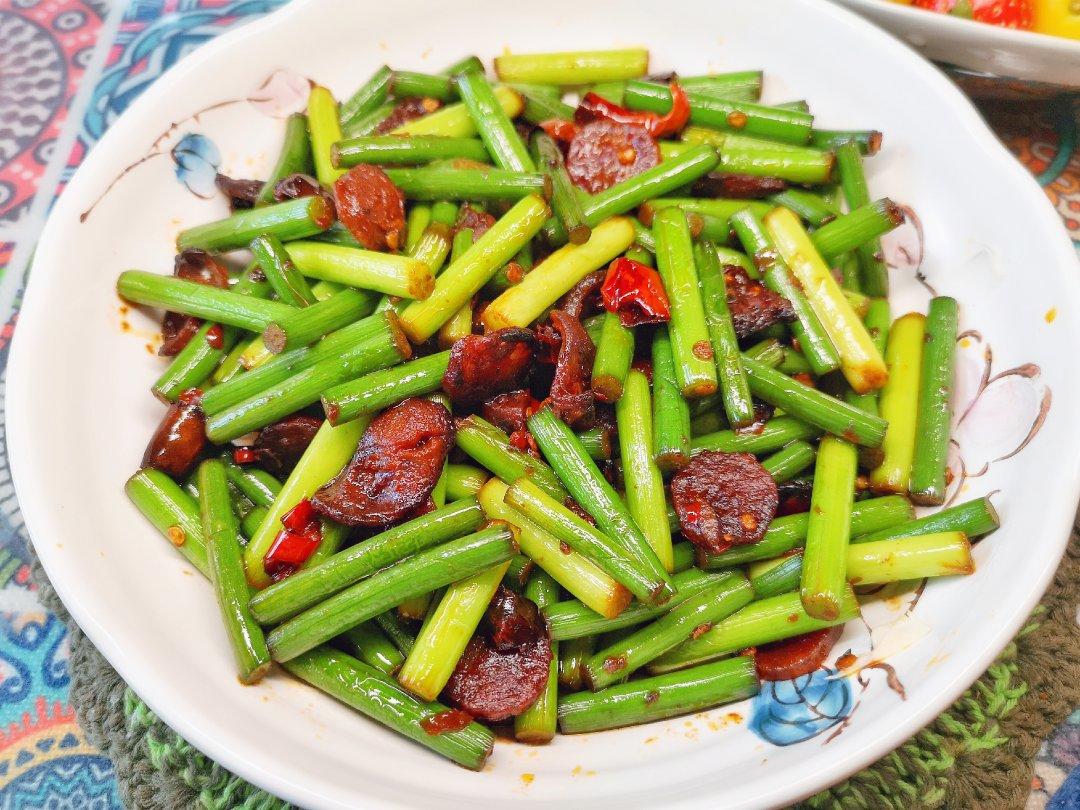 蒜薹炒肉丝