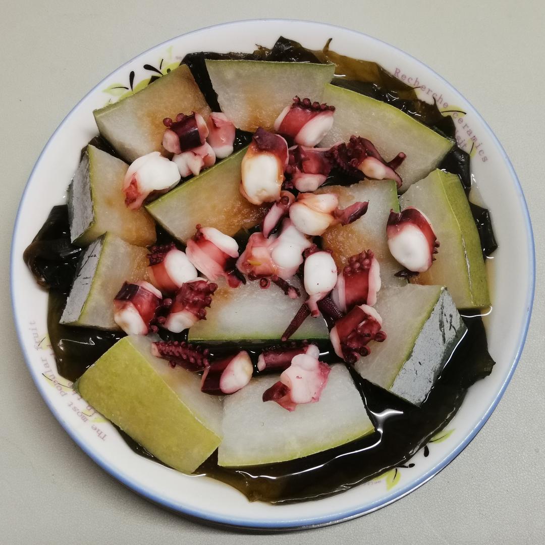 三鲜蒸冬瓜，鲜嫩又清透的夏日低脂时令美味