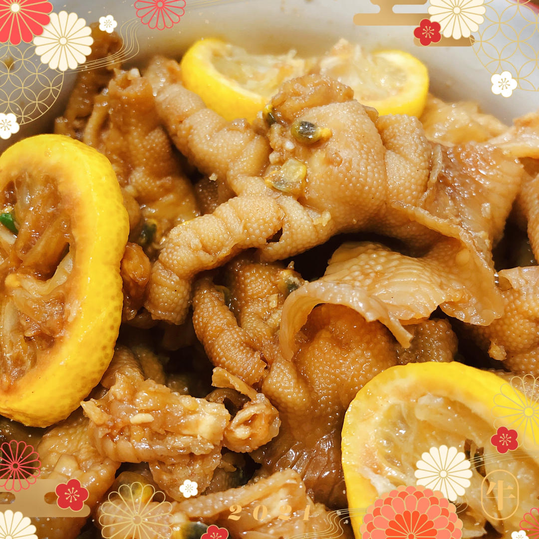 网红柠檬🍋无骨鸡爪（去骨方法配视频）