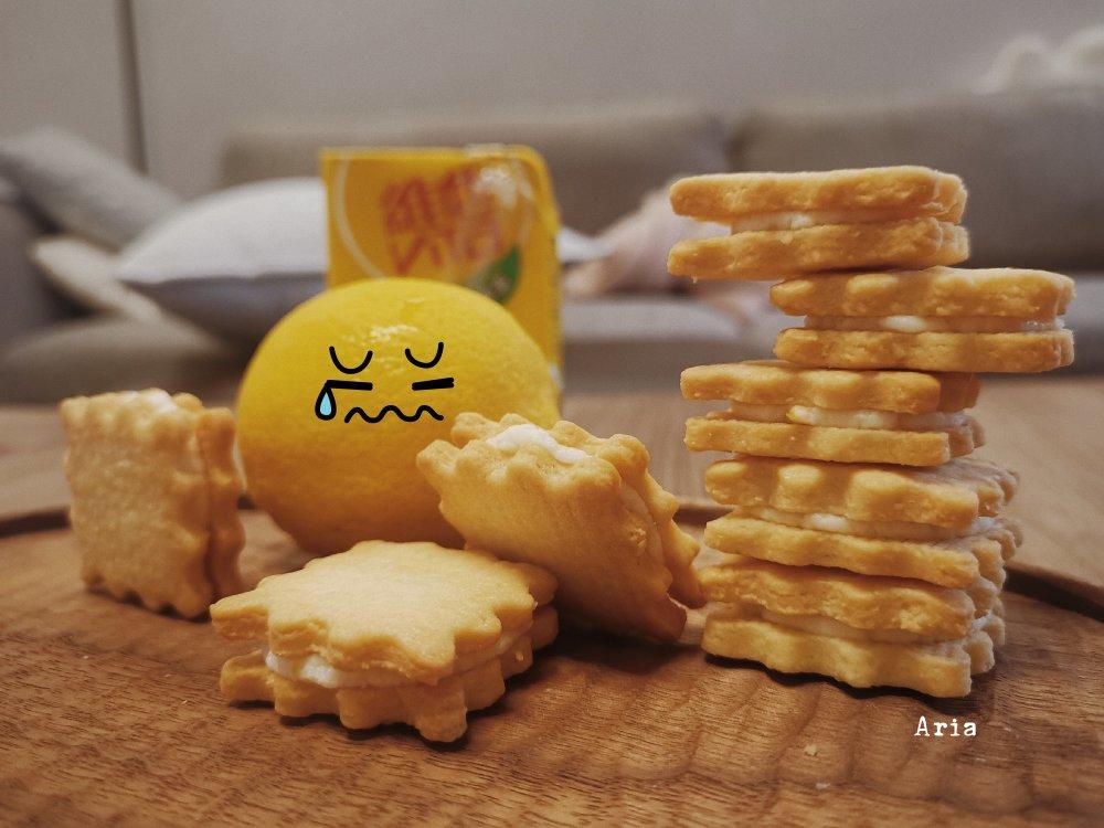 askennan做的柠檬芝士夹心饼干