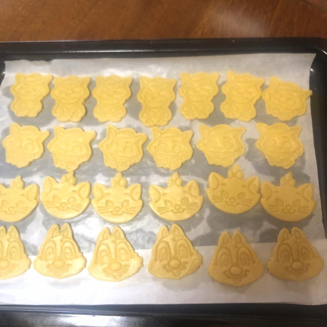 卡通黄油饼干