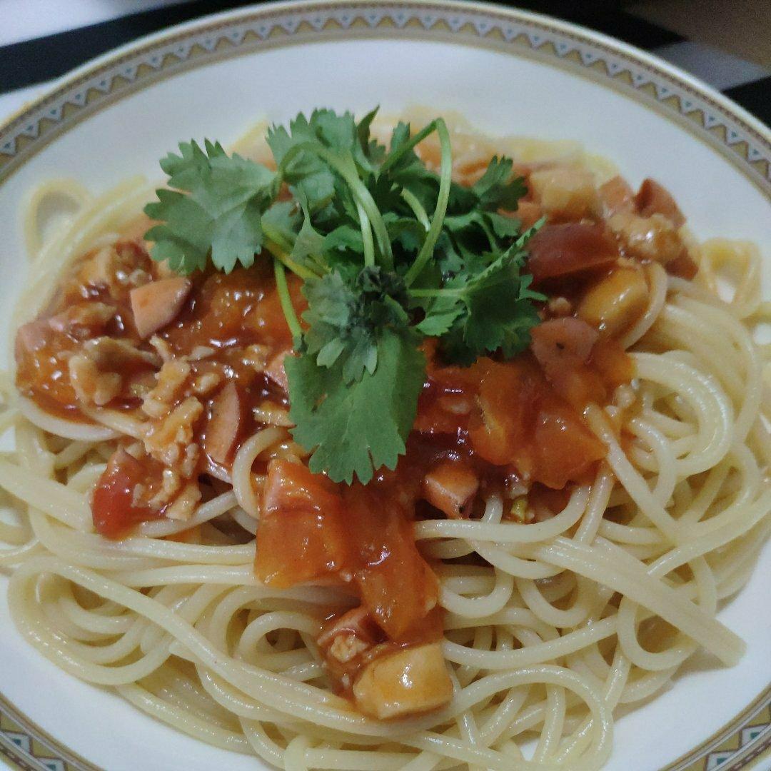 传统肉酱意大利面的家庭做法