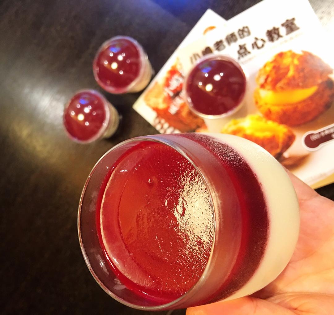 小红莓意式奶冻