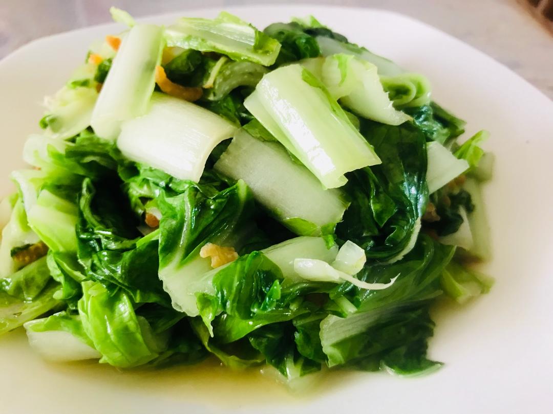 媛小仙做的海米小白菜
