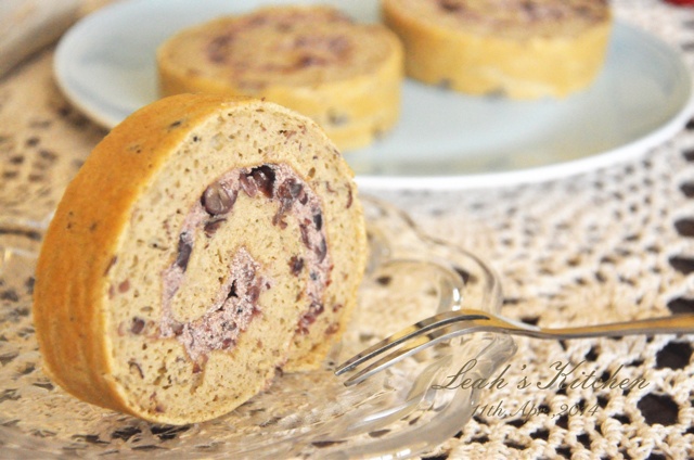 抹茶红豆蛋糕卷（福田淳子版）