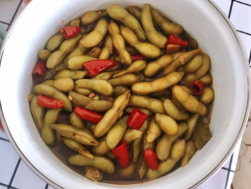 香辣煮毛豆.五香毛豆
