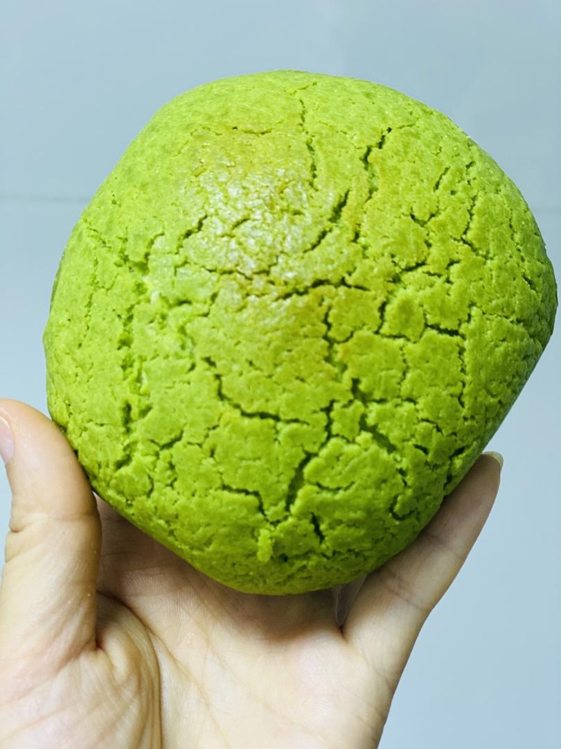 甜燕mi语做的日式抹茶菠萝包微微甜蜜豆小餐包柔软无比甜在我心北鼎