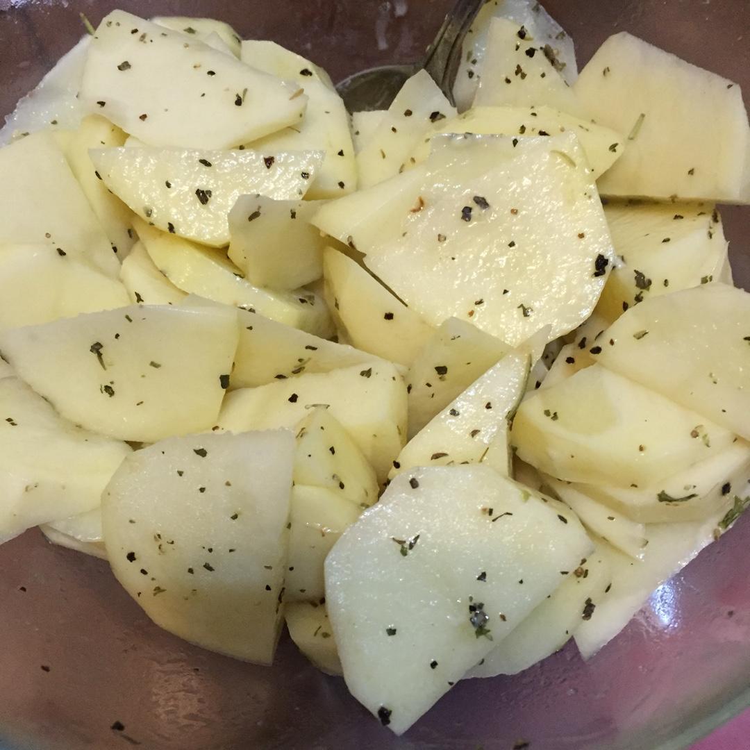 风味烤土豆