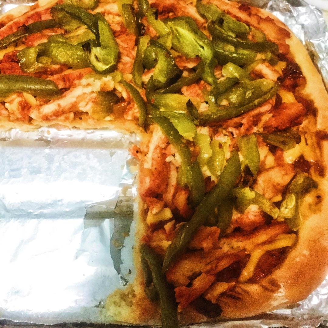 奥尔良烤鸡肉披萨