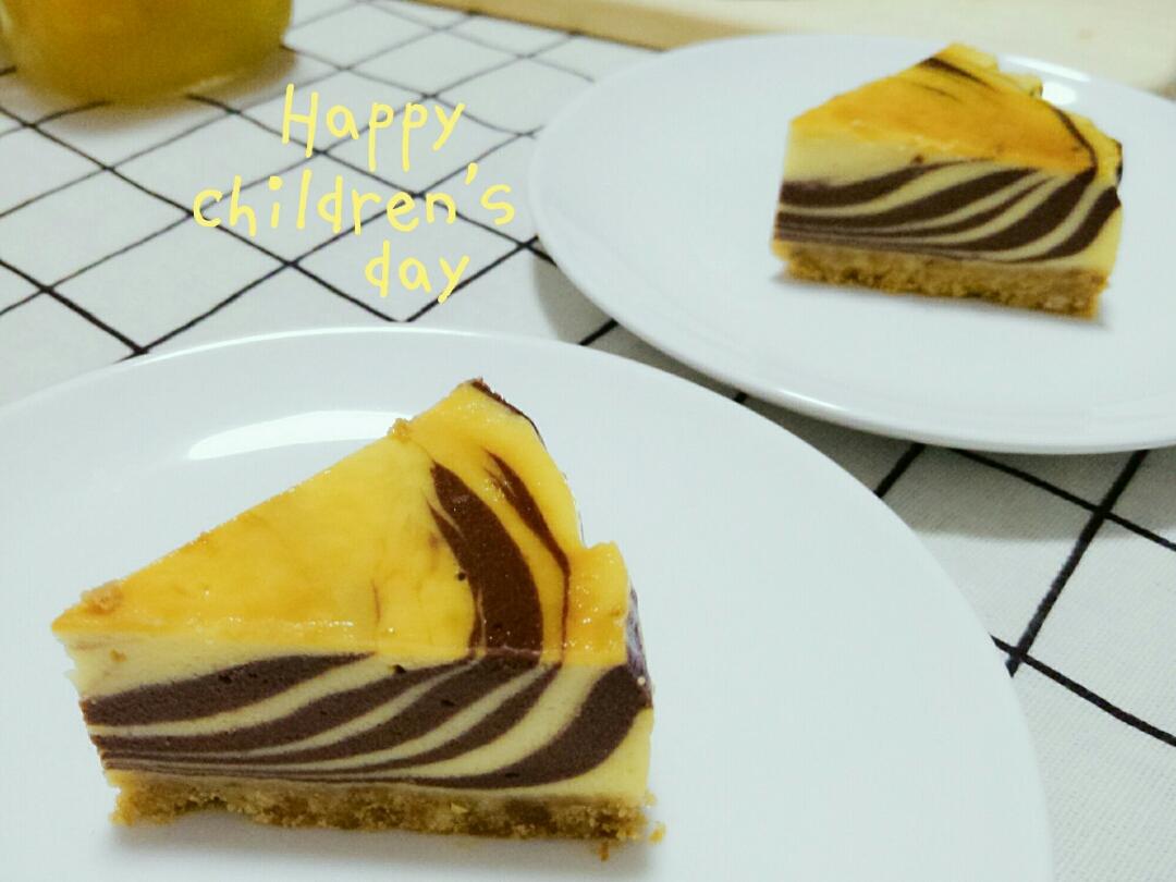 斑马纹奶酪蛋糕——北鼎烤箱食谱