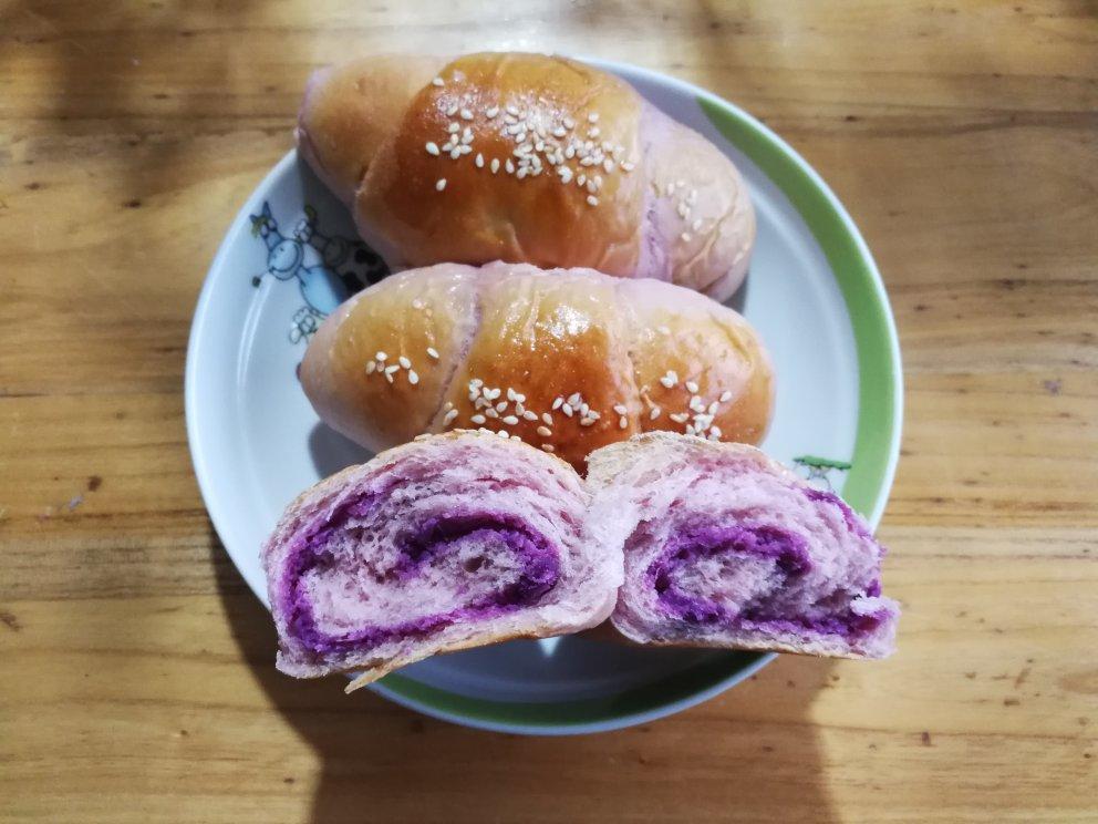 紫薯面包卷