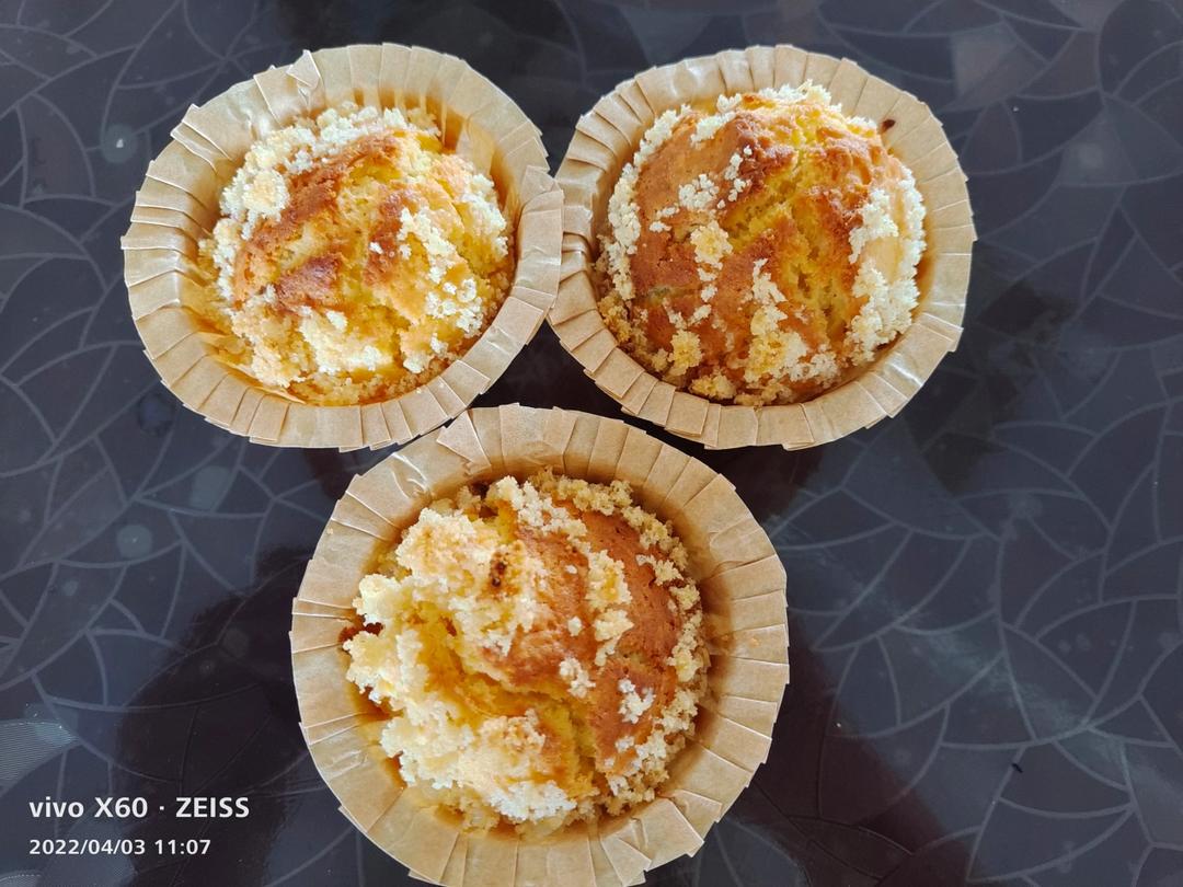 新手也能学会的爆浆蓝莓麦芬