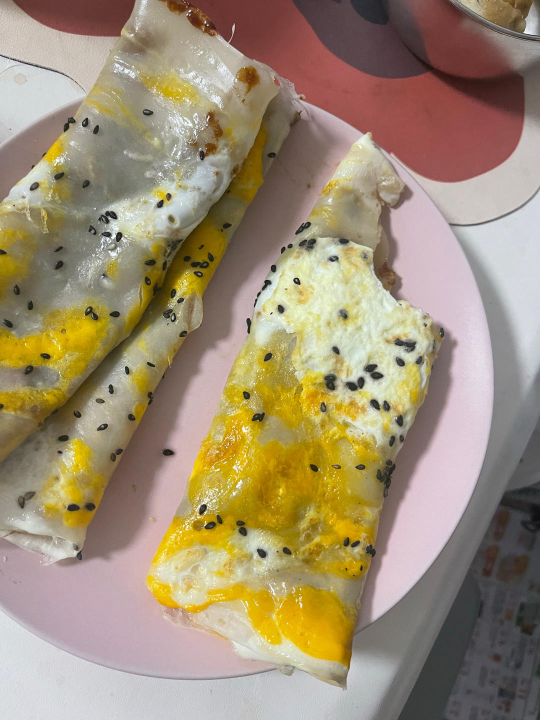 秒杀早餐摊不破皮大煎饼，步骤超详细